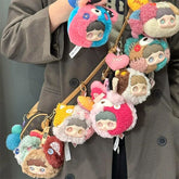 MayMei Once Forgotten Corners Series Kawaii Plush Doll Head Keyring Blind Box (1pc) Simple Nommi